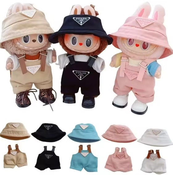 Designer-Inspired - Fishing Overalls + Matching Hat