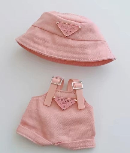 Designer-Inspired - Fishing Overalls + Matching Hat