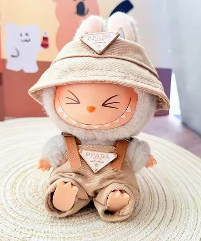 Designer-Inspired - Fishing Overalls + Matching Hat